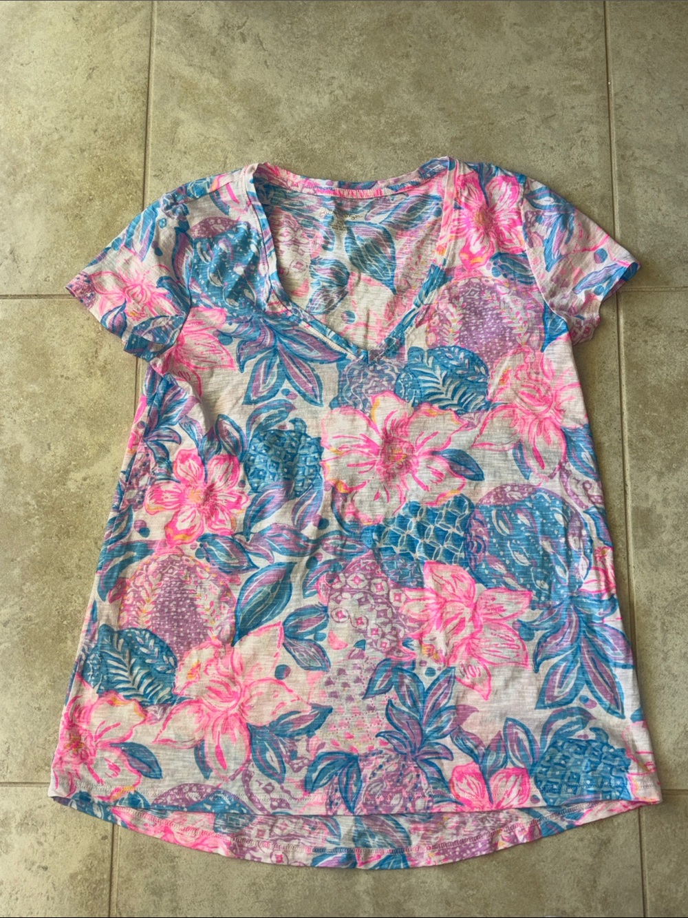 Lilly Pulitzer Etta V-neck top